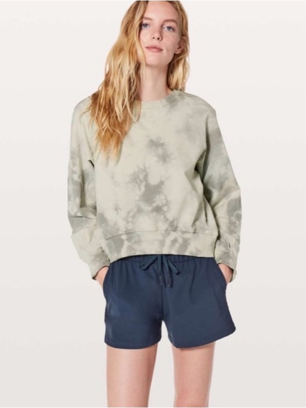 Lululemon Tie-Dye Scuba Crewneck Sweatshirt